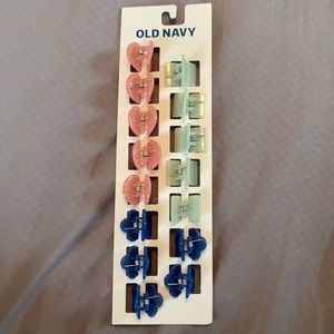 15 Piece Old Navy Hair Clips NWT